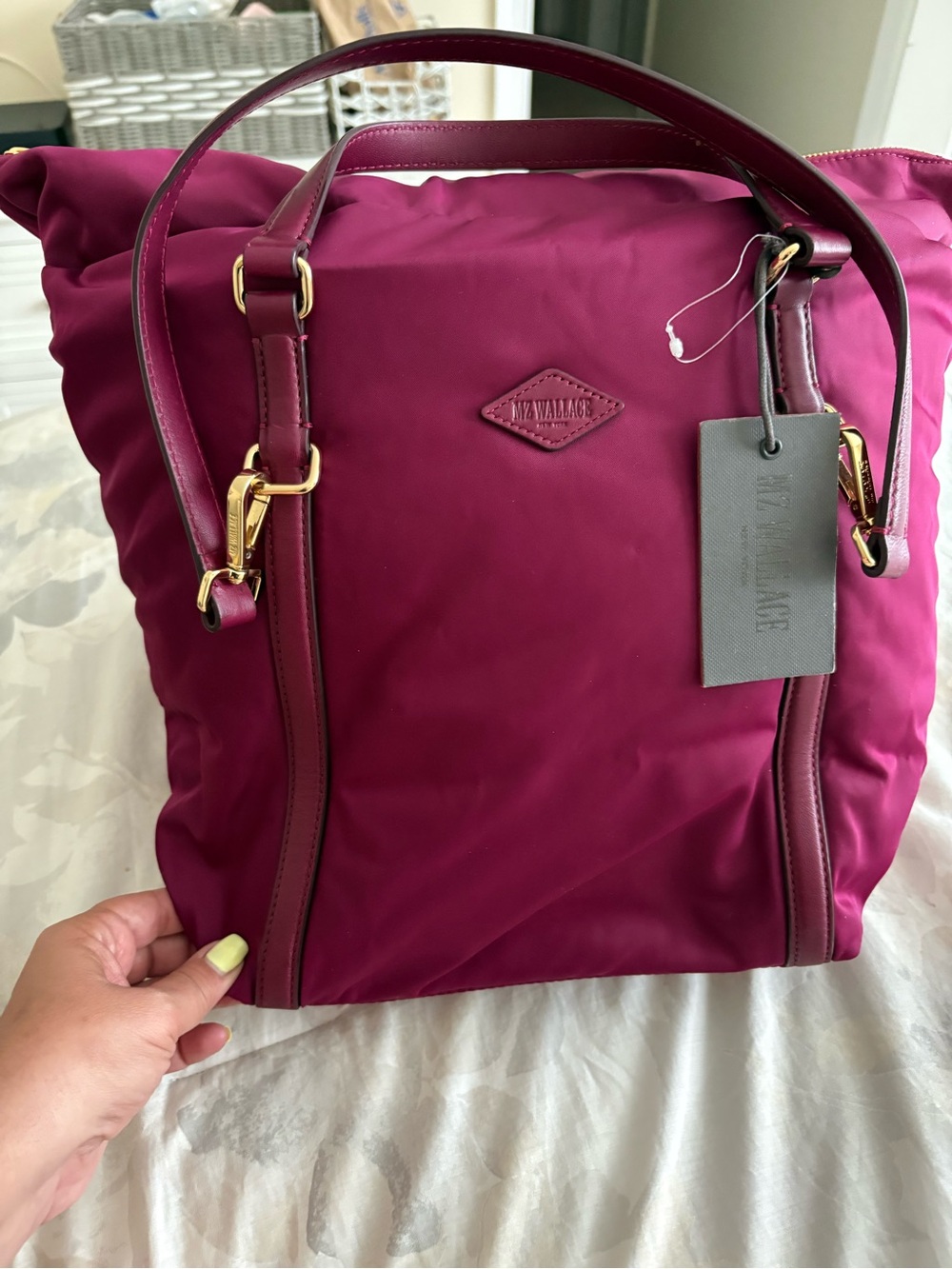 MZ Wallace Women's Magenta Tote Bag